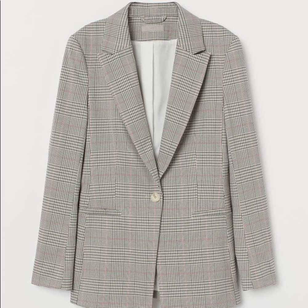 H&M Plaid Blazer